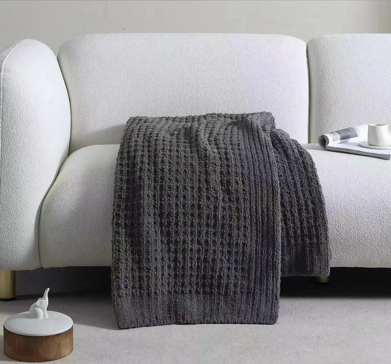 Waffle Lightweight Throw