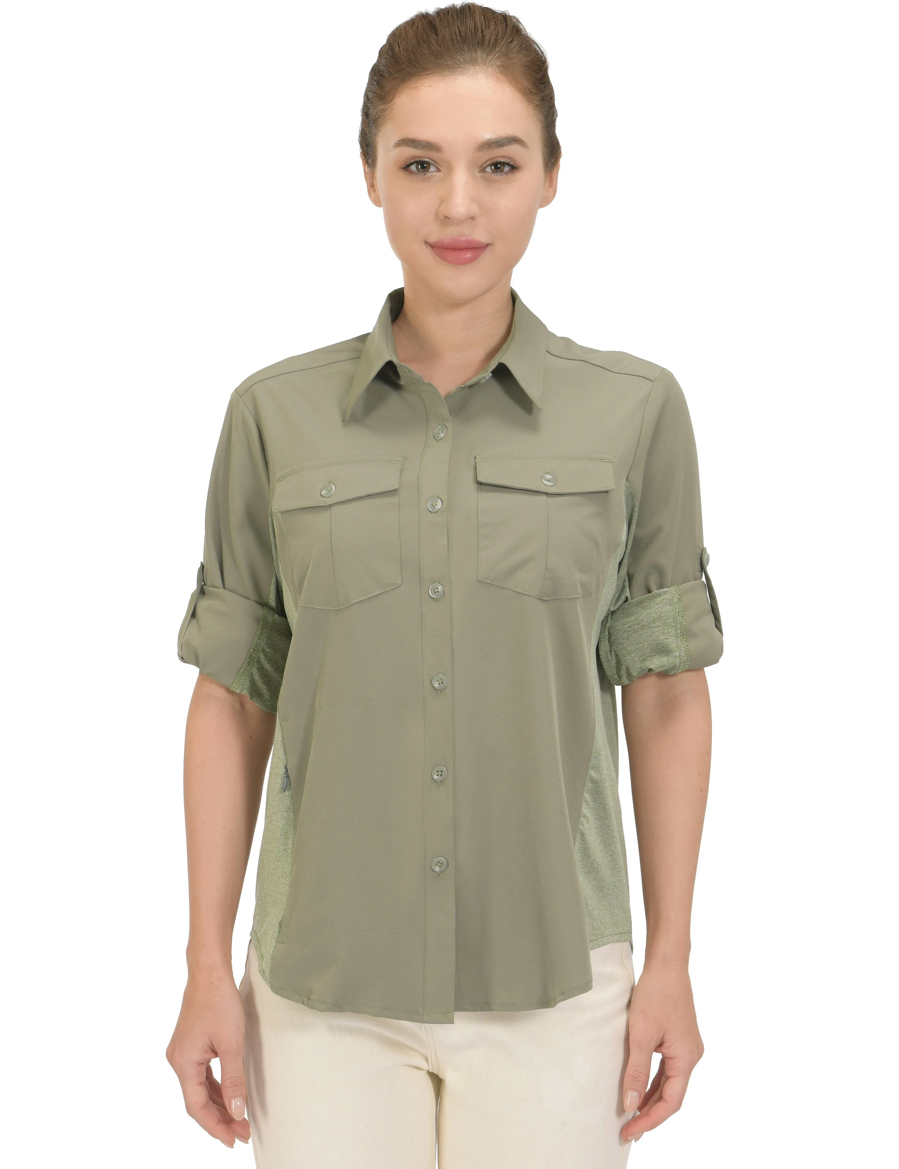 Women's UPF 50  Long Sleeve Hiking Shirt