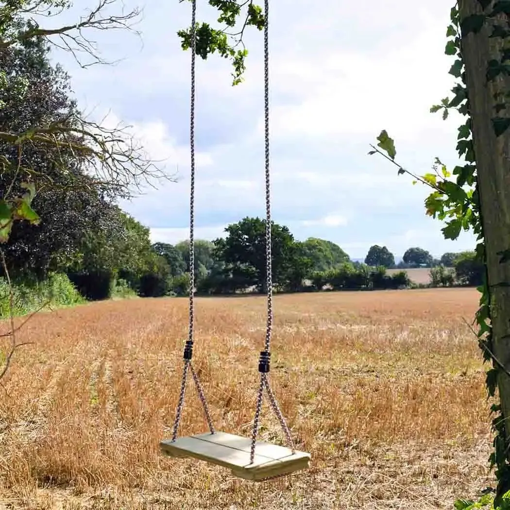 Wooden Tree Swing - Outdoor Fun Adventures