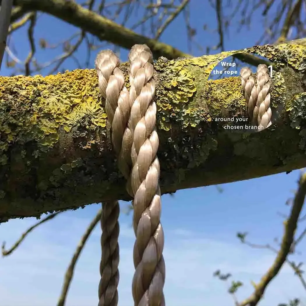 Wooden Tree Swing - Outdoor Fun Adventures