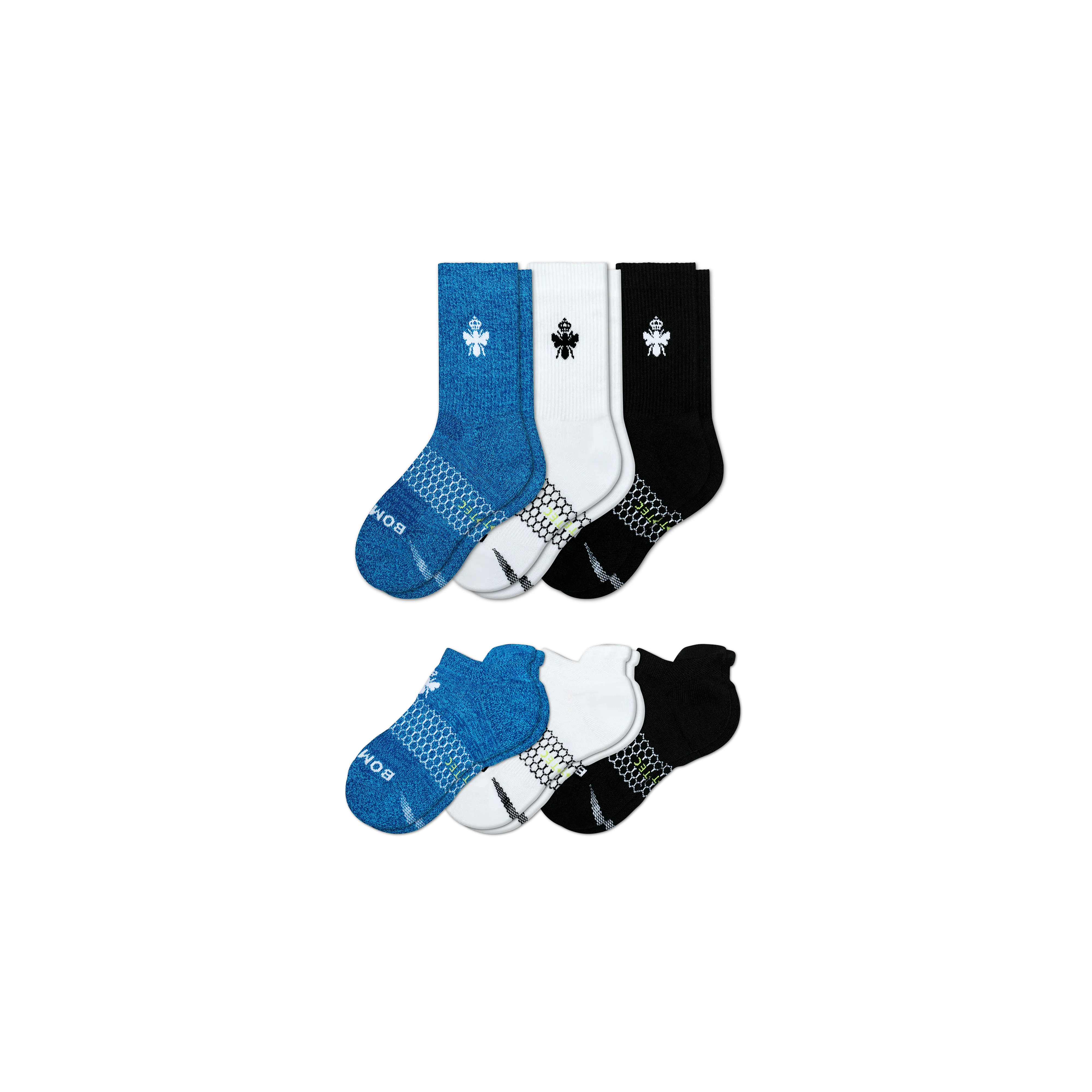 Youth All-Purpose Active Calf & Ankle Sock 6-Pack