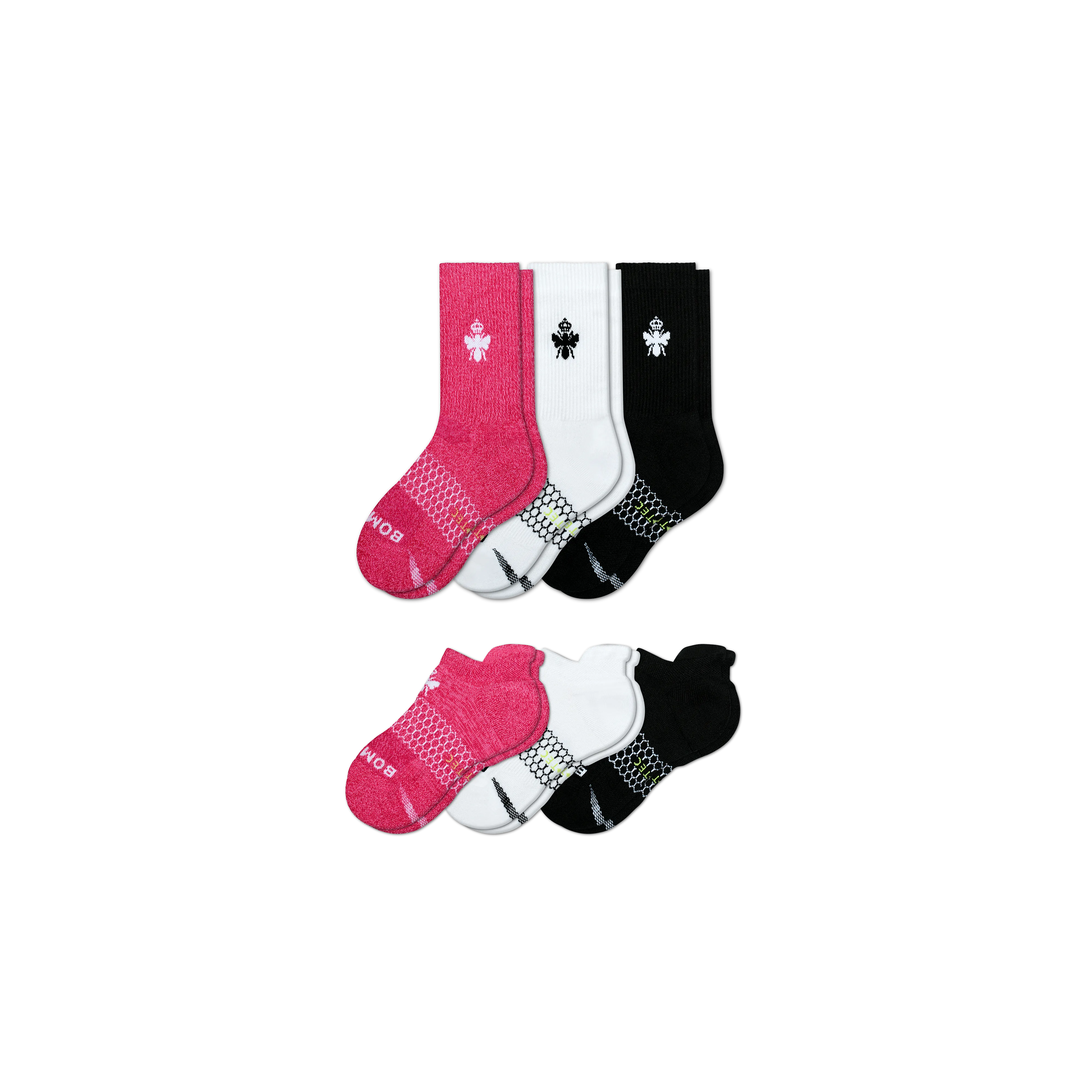 Youth All-Purpose Active Calf & Ankle Sock 6-Pack